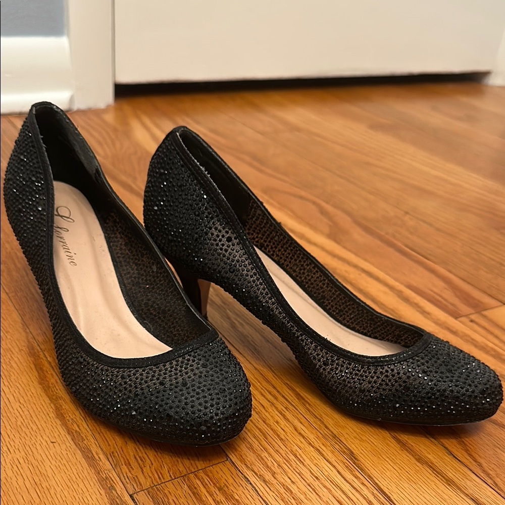 L Lorraine Women’s Black Heels